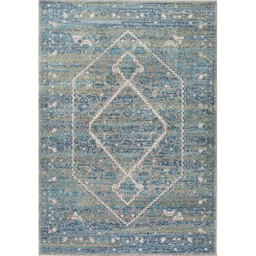  NuLOOM nuLOOM RZBD33A Medallion Rima Area Rug, 5 x 7 5, Blue