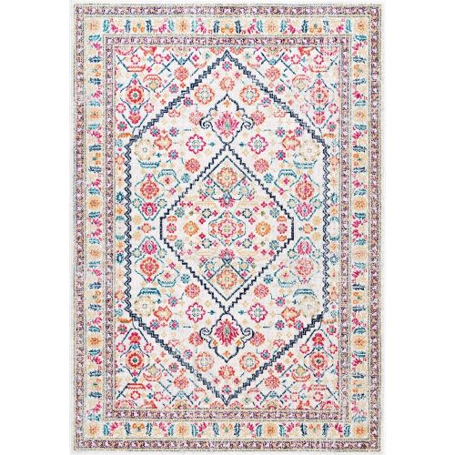  NuLOOM nuLOOM RZBD33A Medallion Rima Area Rug, 5 x 7 5, Blue