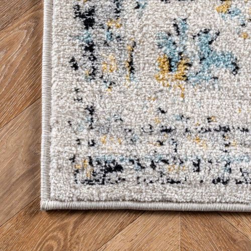  NuLOOM nuLOOM Vintage Persian Verona Runner Rug, 2 8 x 8, Dark Blue