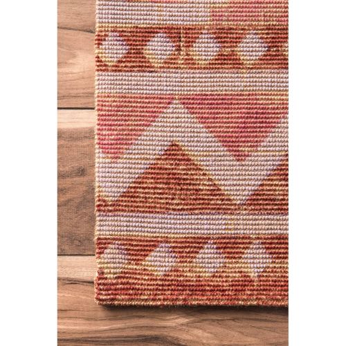  NuLOOM nuLOOM NCNT12A Dara Suzani Jute Rug, 5 x 8, Sunset