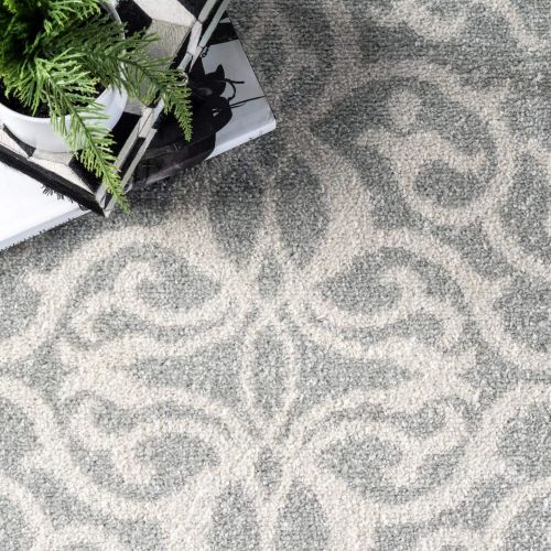  NuLOOM nuLOOM Machine Made Polly Area Rug, 7 10 x 10 10, Silver