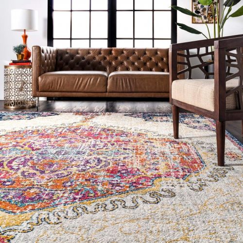  NuLOOM nuLOOM RZBD63A Medallion Maranda Area Rug, 8 x 10, Multi