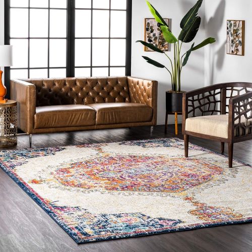  NuLOOM nuLOOM RZBD63A Medallion Maranda Area Rug, 8 x 10, Multi