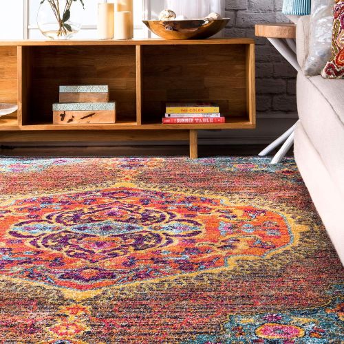  NuLOOM nuLOOM RZBD63A Medallion Maranda Area Rug, 8 x 10, Multi