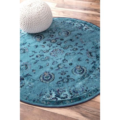  NuLOOM nuLOOM MCGZ02A Bohemian Tosha Area Rug, 5 x 8, Turquoise