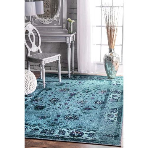  NuLOOM nuLOOM MCGZ02A Bohemian Tosha Area Rug, 5 x 8, Turquoise