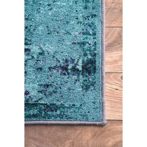  NuLOOM nuLOOM MCGZ02A Bohemian Tosha Area Rug, 5 x 8, Turquoise