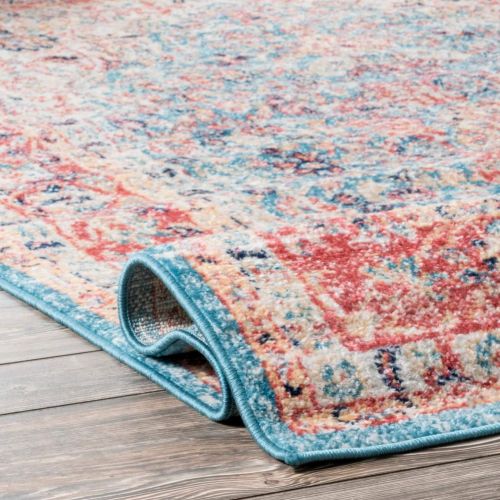  NuLOOM nuLOOM Vintage Persian Verona Runner Rug, 2 8 x 20, Blue