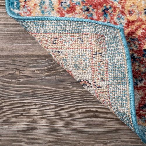  NuLOOM nuLOOM Vintage Persian Verona Runner Rug, 2 8 x 20, Blue