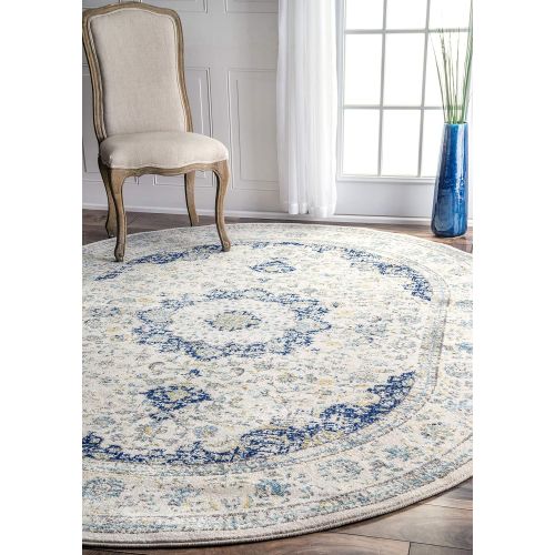  NuLOOM nuLOOM Vintage Persian Verona Runner Rug, 2 8 x 20, Blue