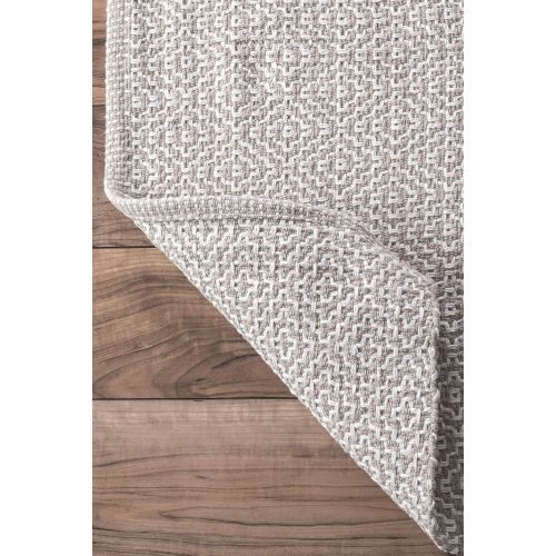  NuLOOM nuLOOM HMCO6C Handmade Lorretta Area Rug, 8 x 10, Grey