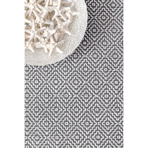  NuLOOM nuLOOM HMCO6C Handmade Lorretta Area Rug, 8 x 10, Grey