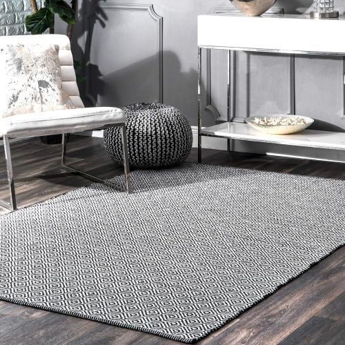  NuLOOM nuLOOM HMCO6C Handmade Lorretta Area Rug, 8 x 10, Grey