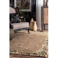 NuLOOM nuLOOM 200RZIN10A-5075 Contemporary Leopard Skin Darcey Rug Area, 5 x 7 5