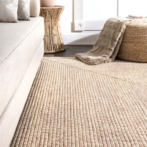  NuLOOM nuLOOM HJFV01C Braided Lefebvre Outdoor Rug, 5 x 8, Salt and Pepper