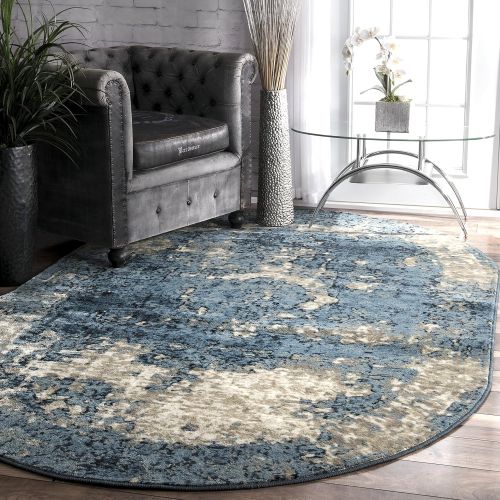  NuLOOM nuLOOM OWTC01A Vintage Lindsy Area Rug, 6 x 9, Blue