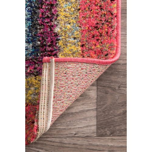  NuLOOM nuLOOM ECCR02A Hargis Labyrinth Runner Rug, 2 5 x 8, Multi