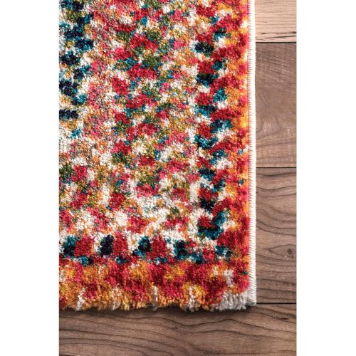  NuLOOM nuLOOM ECCR02A Hargis Labyrinth Runner Rug, 2 5 x 8, Multi