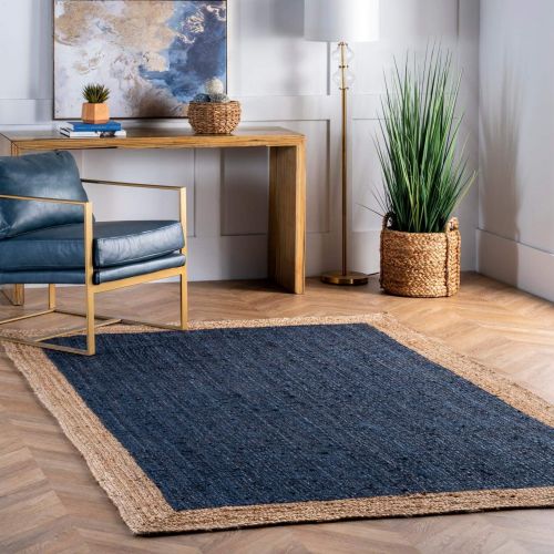  NuLOOM nuLOOM TAJT09E Hides Eleonora Jute Rug, 5 x 8, Grey