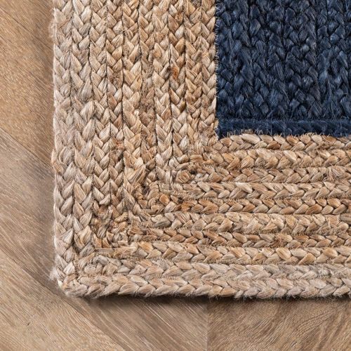  NuLOOM nuLOOM TAJT09E Hides Eleonora Jute Rug, 5 x 8, Grey