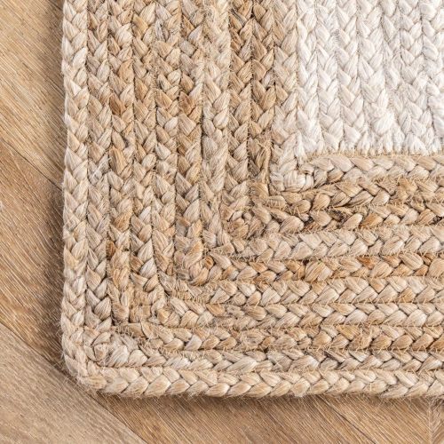  NuLOOM nuLOOM TAJT09E Hides Eleonora Jute Rug, 5 x 8, Grey