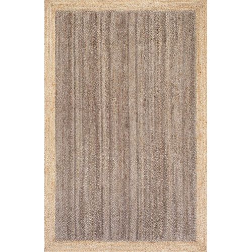  NuLOOM nuLOOM TAJT09E Hides Eleonora Jute Rug, 5 x 8, Grey