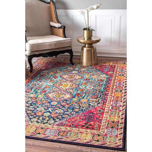  NuLOOM nuLOOM KKCB15B Vintage Erline Area Rug, 9 x 12, Multi