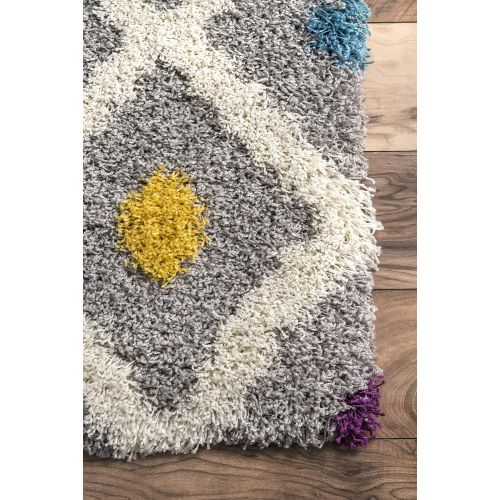  NuLOOM nuLOOM OZXL11A Colorful Trellis Area Rug, 5 3 x 7 6, Multi