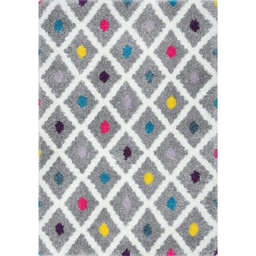  NuLOOM nuLOOM OZXL11A Colorful Trellis Area Rug, 5 3 x 7 6, Multi