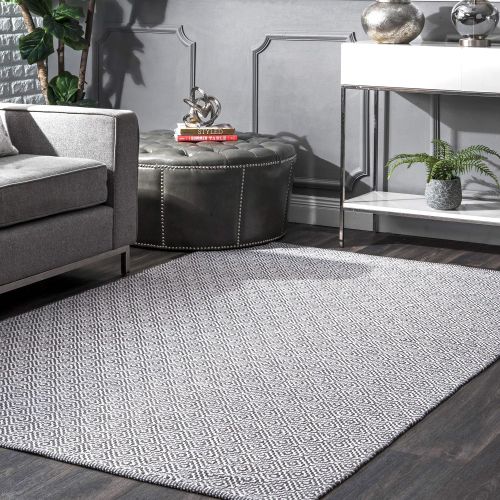  NuLOOM nuLOOM HMCO6C Handmade Lorretta Area Rug, 4 x 6, Grey