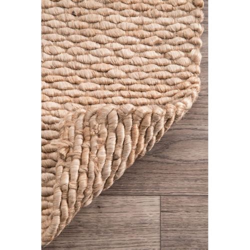  NuLOOM nuLOOM ON01A Handwoven Hailey Jute Rug, 5 x 8, Natural