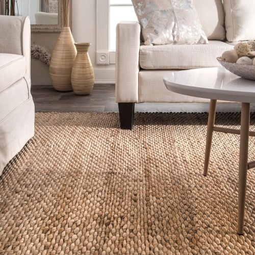  NuLOOM nuLOOM ON01A Handwoven Hailey Jute Rug, 5 x 8, Natural