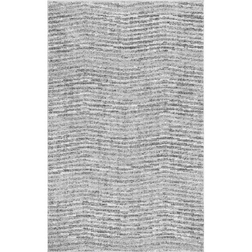  NuLOOM nuLOOM BDSM01A Contemporary Sherill Area Rug, 5 x 8, Grey