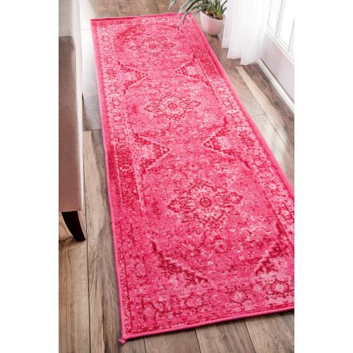  NuLOOM nuLOOM MCGZ01B Bohemian Reiko Area Rug, 5 x 8, Pink