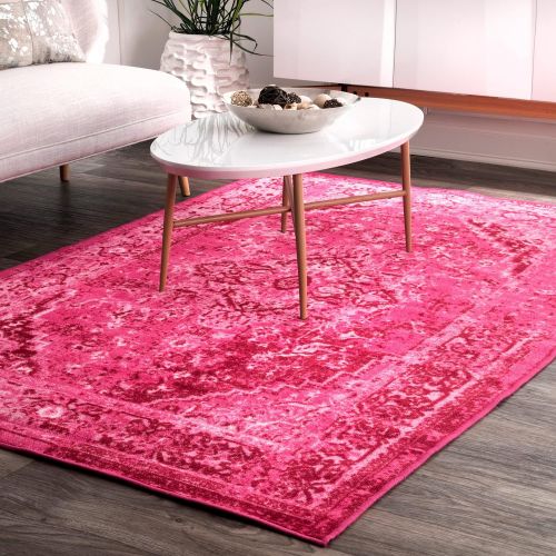  NuLOOM nuLOOM MCGZ01B Bohemian Reiko Area Rug, 5 x 8, Pink