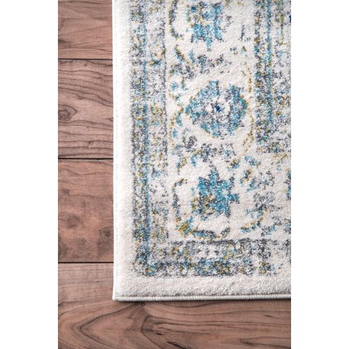  NuLOOM nuLOOM Vintage Persian Verona Area Rug, 4 x 6, Blue