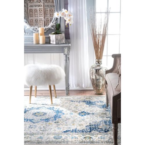  NuLOOM nuLOOM Vintage Persian Verona Area Rug, 4 x 6, Blue