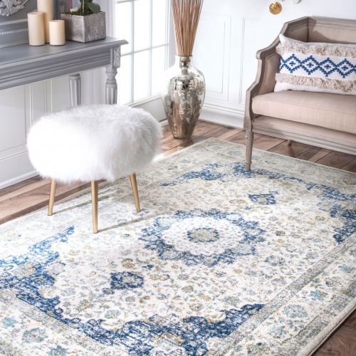  NuLOOM nuLOOM Vintage Persian Verona Area Rug, 4 x 6, Blue