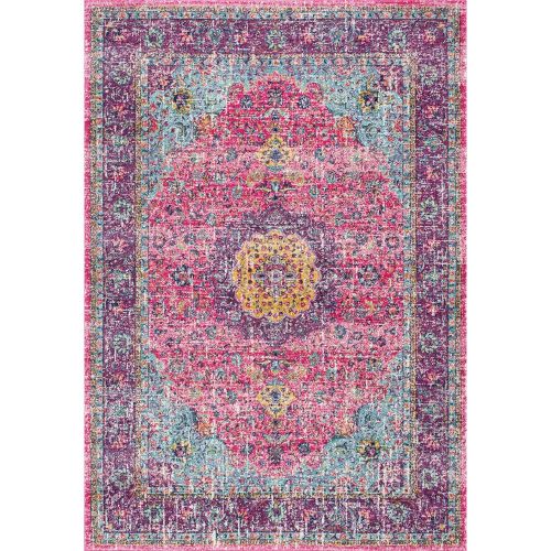  NuLOOM nuLOOM Vintage Persian Verona Area Rug, 5 x 7 5, Pink