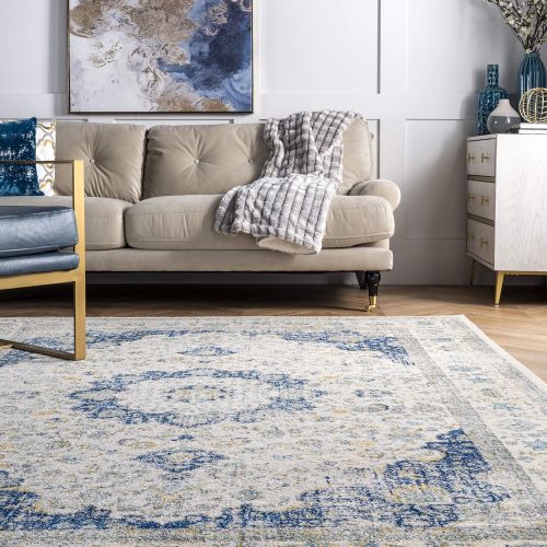  NuLOOM nuLOOM Vintage Persian Verona Area Rug, 6 7 x 9, Blue