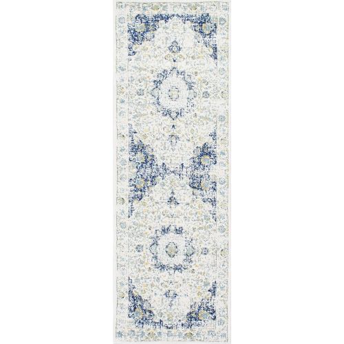  NuLOOM nuLOOM Vintage Persian Verona Runner Rug, 2 8 x 8, Blue