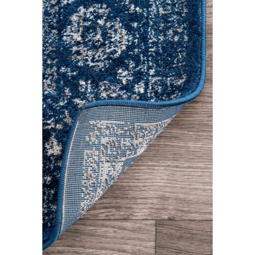  NuLOOM nuLOOM Vintage Persian Verona Runner Rug, 2 8 x 8, Blue