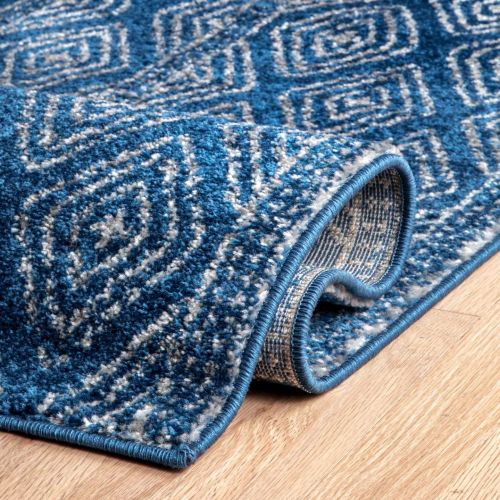  NuLOOM nuLOOM Grey Sarina Diamonds Rug, 5 Feet by 7 Feet 5 Inches