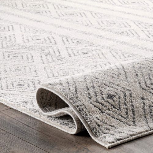  NuLOOM nuLOOM Grey Sarina Diamonds Rug, 5 Feet by 7 Feet 5 Inches