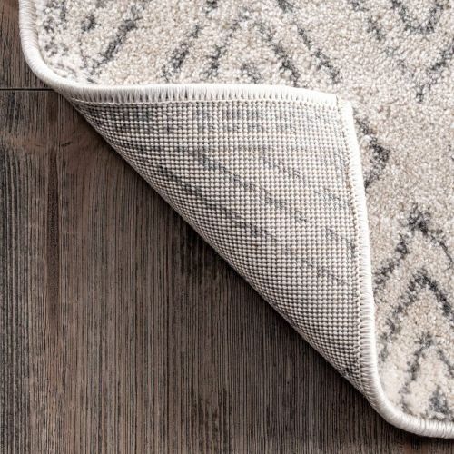  NuLOOM nuLOOM Grey Sarina Diamonds Rug, 5 Feet by 7 Feet 5 Inches