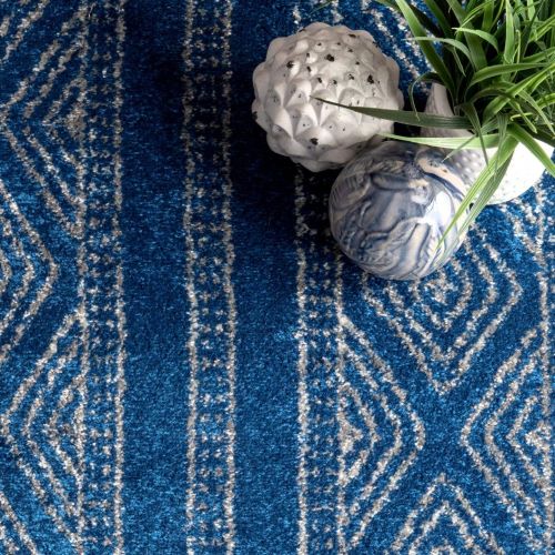  NuLOOM nuLOOM Grey Sarina Diamonds Rug, 5 Feet by 7 Feet 5 Inches