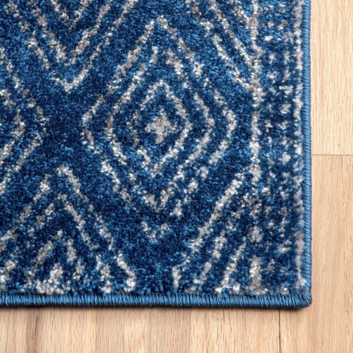  NuLOOM nuLOOM Grey Sarina Diamonds Rug, 5 Feet by 7 Feet 5 Inches