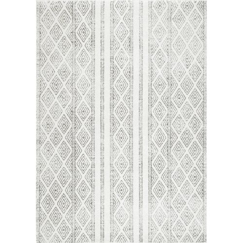  NuLOOM nuLOOM Grey Sarina Diamonds Rug, 5 Feet by 7 Feet 5 Inches