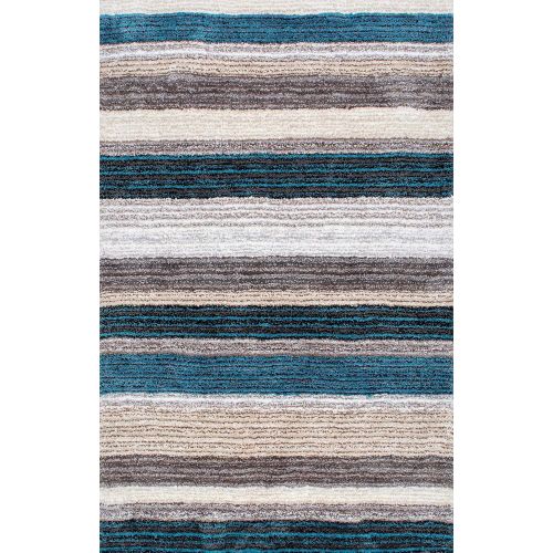  NuLOOM nuLOOM HJZOM1B Hand Tufted Classie Shag Rug, 6 x 9, Blue Multi