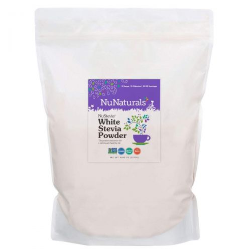  NuNaturals - NuStevia - White Stevia Powder - All-Purpose Sweetener - 5 Pound